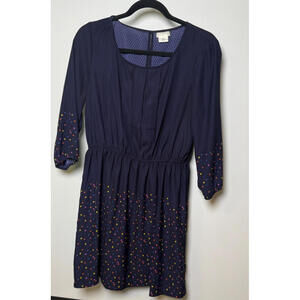 Cooperative Women's Blue Confetti Casual Party Dress Size M
